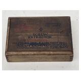 Antique Cleveland Screw Extractors with Box