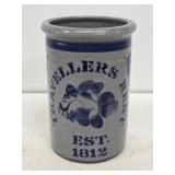 Travellers Rest Blue Decorated Crock