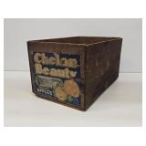 Chelan Beauty Apples Wooden Crate