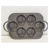 Rowoco Cast Iron Muffin Pan
