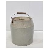 Stoneware Bail Jar with Lid