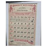 1965 Ramon's Advertising Calendar JP Stemply