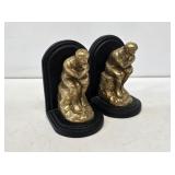 2 Guilded 'The Thinker' Bookends