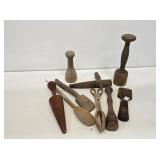 Primitive Wooden Kitchen Items