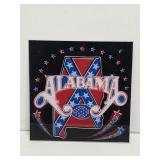 Reverse on Glass Alabama Sign