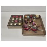 Vintage Glass Christmas Ornaments