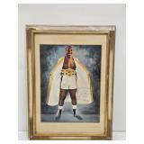 1963 Sonny Liston Signed Framed Print