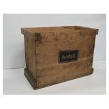 Early Wooden Kodak Camera Crate