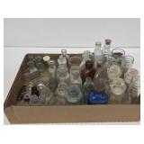 Early Miniature Glass Medicine and Ink Bottles