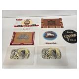 7 NOS Cigar Box Labels