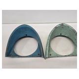 (2) 1955 Mercury Monterey Headlight Bezels