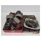 Vintage Automobile Tail Lights and Bezels