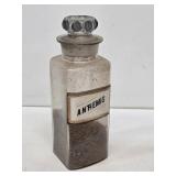 Early Apothecary Bottle with Original Label