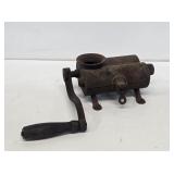 Early Hand Crank Meat Grinder