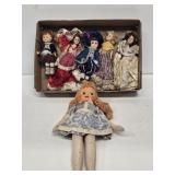 6 Vintage Dolls