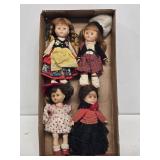 4 Vintage Dolls