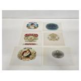 6 NOS Cigar Box Labels