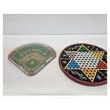 Vintage Baseball Pin Ball Chinese Checker Games