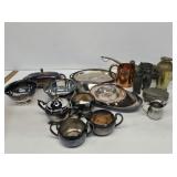 Silverplate, Brass & Copper Items