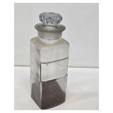 Early Apothecary Jar with Ground Stopper