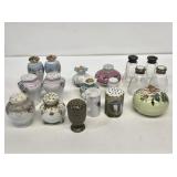 Victorian China Shakers & Hat Pin Holders