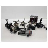 8 Vintage Spinning Fishing Reels