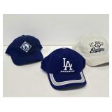3 New LA Dodgers Baseball Caps
