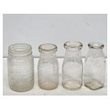 Jumbo Peanut Butter Jar & Milk Bottles