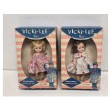 2 Vintage Vicki-Lee Dolls with Original Boxes