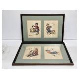 2 Norman Rockwell Framed Prints