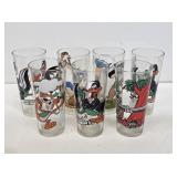 (7) 1976 Pepsi "Warner Bros" Souvenir Glasses