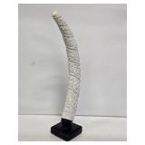 1961 Austin Productions Faux Ivory Tusk Scuplture