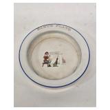 Early China Jack Horner Baby Plate