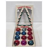 Vintage Shiny Brite Christmas Ornaments with Box