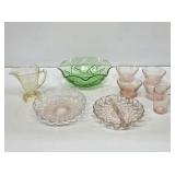 Colored Depression Glass Items