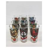 Pepsi "12 Days of Christmas" Souvenir Glasses