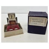 Advertising Perpetual Calendar with Box