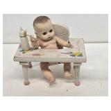 Vogue "Ginette" Baby Doll with Wooden High Chair