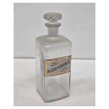 Early Apothecary Jar with Original Label