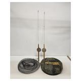 Ice Fishing Rods, Fish Basket and Bucket Seat