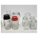 Vintage Glass Canister Jars