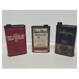 3 Advertising Metal 1 Pint Cans