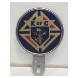 NOS Knights of Columbus License Plate Topper