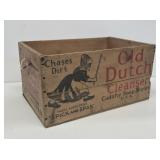 Old Dutch Cleanser Wooden Crate