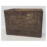 Rare Monongahela Whiskey Wooden Crate