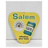Salem Cigarettes Tin Over Cardboard Thermometer
