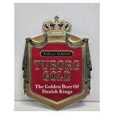 Tuborg Gold Beer Cardstock Bar Sign