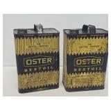 2 Oster Bestoil 1 Gallon Metal Cans