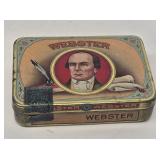 Webster Cigars Advertising Tin