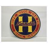 Hupmobile Round Painted Sign